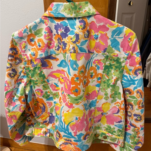 Ralph Lauren Multicolor Floral Jean Jacket - Picture 4 of 4